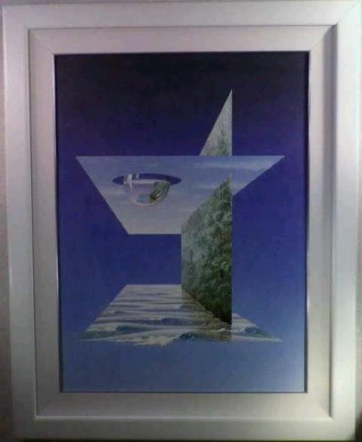 絵画 アクリル ケン・ショットウェル『コウプレイナー』真作保証 ルミナート画の開発者 原画 < ホビー 絵画 アクリル ケン・ショットウェル『コウプレイナー』真作保証 ルミナート画の開発者 原画 < ホビーの