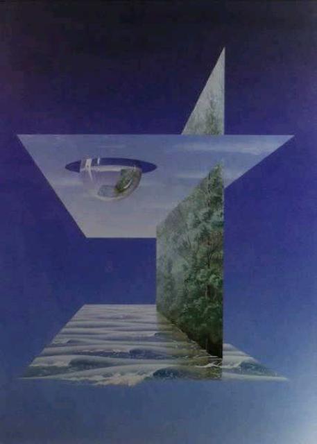 絵画 アクリル ケン・ショットウェル『コウプレイナー』真作保証 ルミナート画の開発者 原画 < ホビー 絵画 アクリル ケン・ショットウェル『コウプレイナー』真作保証 ルミナート画の開発者 原画 < ホビーの