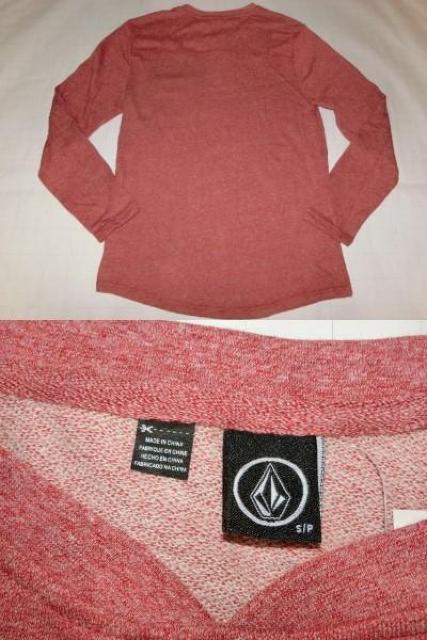 USA購入『VOLCOM』パイル地ポケット付ヘンリーネック ロンT US S < ブランド  USA購入『VOLCOM』パイル地ポケット付ヘンリーネック ロンT US S < ブランドの