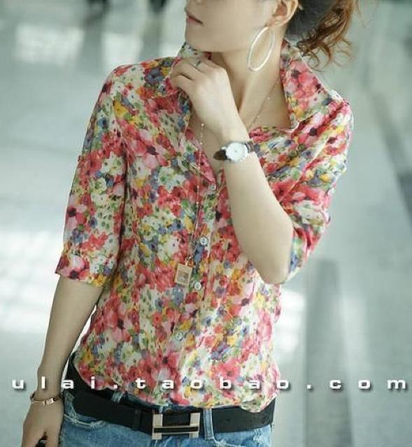 ★大バーゲン♪お買い得★390円★お洒落シャツ赤kun0712 < 女性ファッション  ★大バーゲン♪お買い得★390円★お洒落シャツ赤kun0712 < 女性ファッションの