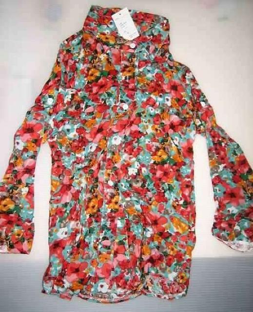 ★大バーゲン♪お買い得★390円★お洒落シャツ赤kun0712 < 女性ファッション  ★大バーゲン♪お買い得★390円★お洒落シャツ赤kun0712 < 女性ファッションの