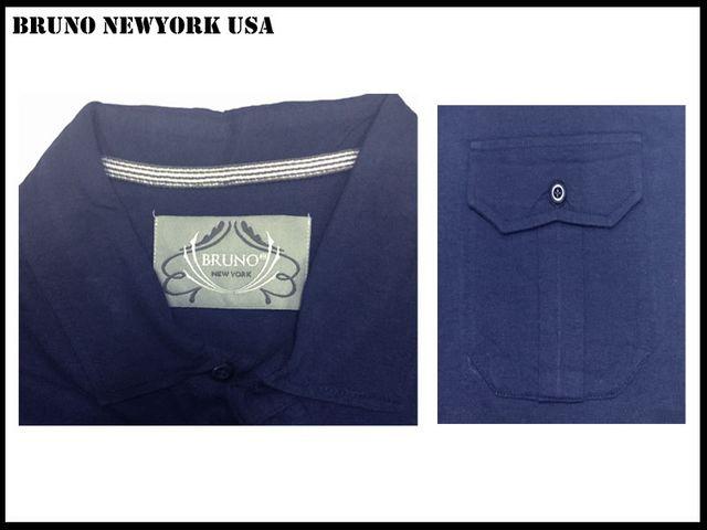 新 【紺色-3XLT】 Bruno Newyork シャツ 人気大きいサイズ < 男性ファッション  新 【紺色-3XLT】 Bruno Newyork シャツ 人気大きいサイズ < 男性ファッションの