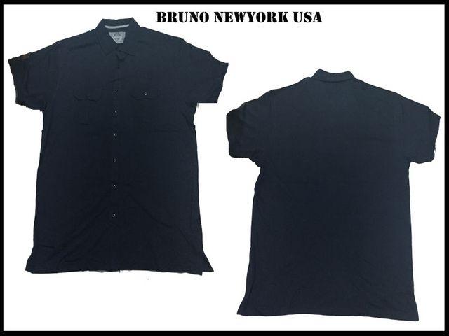 新 【紺色-3XLT】 Bruno Newyork シャツ 人気大きいサイズ < 男性ファッション  新 【紺色-3XLT】 Bruno Newyork シャツ 人気大きいサイズ < 男性ファッションの