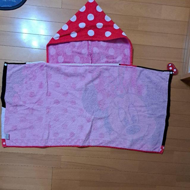 ミニーマウスのフード付きバスタオル < おもちゃ  ミニーマウスのフード付きバスタオル < おもちゃの