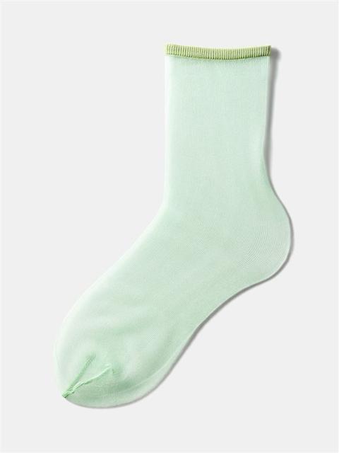ラメ入り!オールシースルーソックス【新品未使用】ミントグリーン 黄緑 緑●tutu annaチュチュアンナ● < ブランド ラメ入り!オールシースルーソックス【新品未使用】ミントグリーン 黄緑 緑●tutu annaチュチュアンナ● < ブランドの