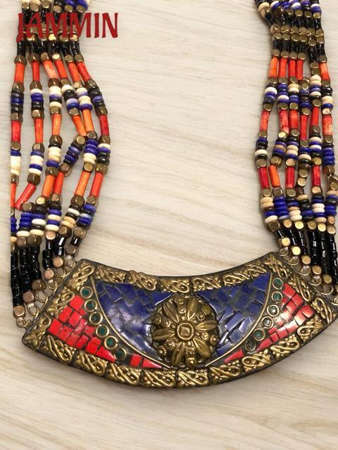 ストーンプレートネックレス アジアン ヒッピー 衣装 エスニック 個性派 < 女性アクセサリー/時計 ストーンプレートネックレス アジアン ヒッピー 衣装 エスニック 個性派 < 女性アクセサリー/時計の