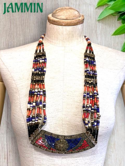 ストーンプレートネックレス アジアン ヒッピー 衣装 エスニック 個性派 < 女性アクセサリー/時計 ストーンプレートネックレス アジアン ヒッピー 衣装 エスニック 個性派 < 女性アクセサリー/時計の