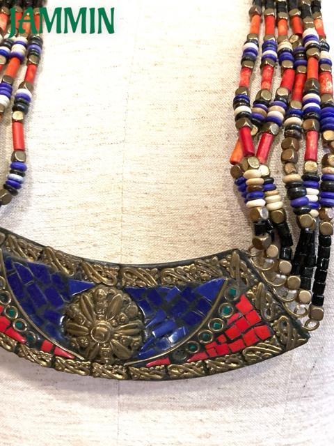 ストーンプレートネックレス アジアン ヒッピー 衣装 エスニック 個性派 < 女性アクセサリー/時計 ストーンプレートネックレス アジアン ヒッピー 衣装 エスニック 個性派 < 女性アクセサリー/時計の