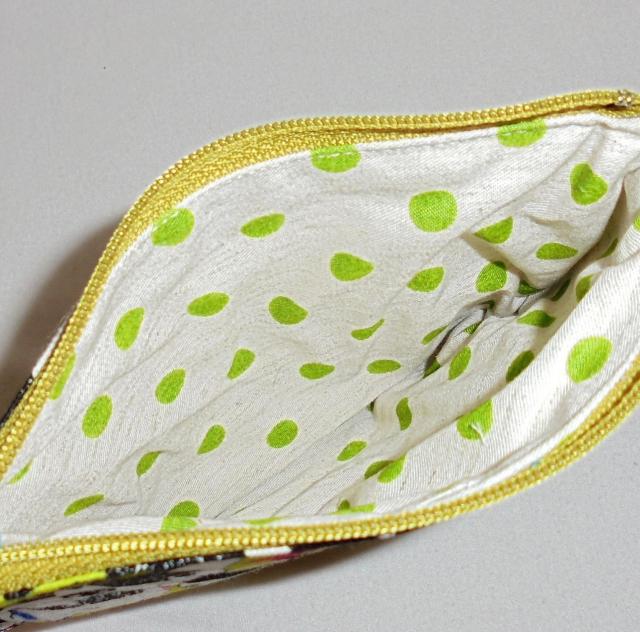 【15p】◆フレンチブルドッグ×黄緑地◆ティーカップ型ファスナーポーチ < 女性ファッション  【15p】◆フレンチブルドッグ×黄緑地◆ティーカップ型ファスナーポーチ < 女性ファッションの