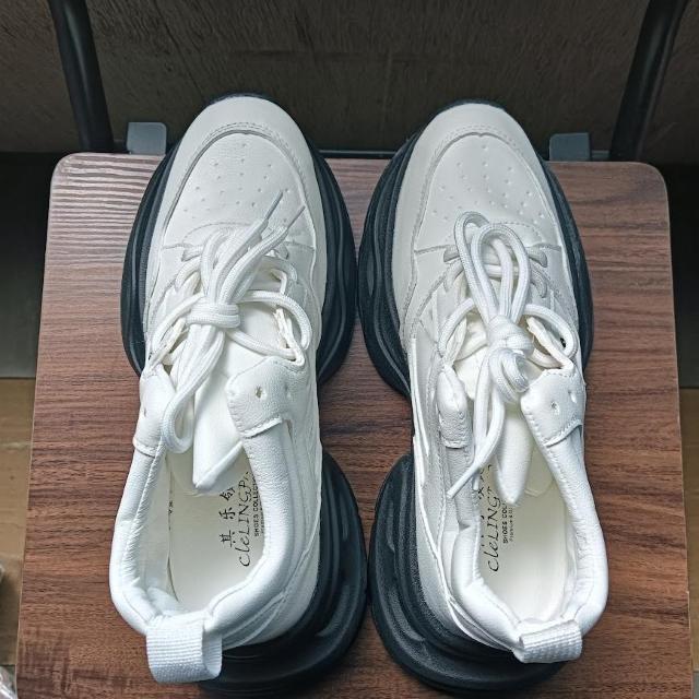 新品 25cm レディース スニーカー ホワイト シューズ 靴 身長アップ 厚底 < 女性ファッション  新品 25cm レディース スニーカー ホワイト シューズ 靴 身長アップ 厚底 < 女性ファッションの