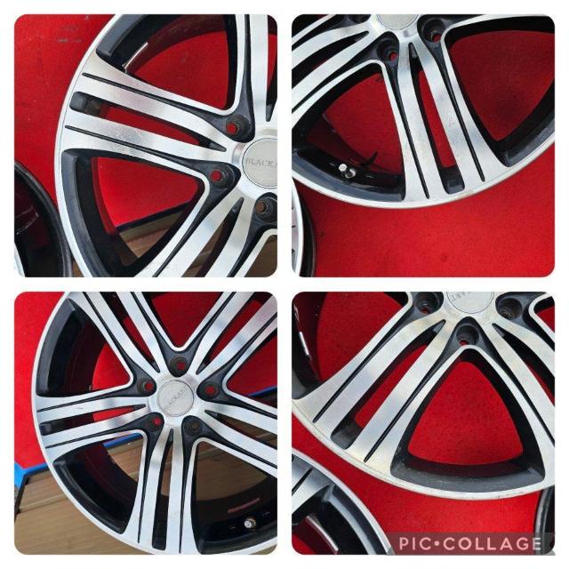 BLACK ART  ホイール19インチ 19×8.0J +38 PCD: 114.3×5H ハブ径: 約 73mm ホイールのみ < 自動車/バイク BLACK ART  ホイール19インチ 19×8.0J +38 PCD: 114.3×5H ハブ径: 約 73mm ホイールのみ < 自動車/バイク