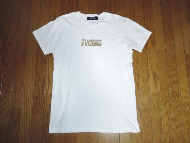 MARBLES マーブルズ BOX LOGO TEE ボックスロゴ Tシャツ M 白 半袖Tシャツ カットソー GOLD TMT < ブランド  MARBLES マーブルズ BOX LOGO TEE ボックスロゴ Tシャツ M 白 半袖Tシャツ カットソー GOLD TMT  < ブランドの