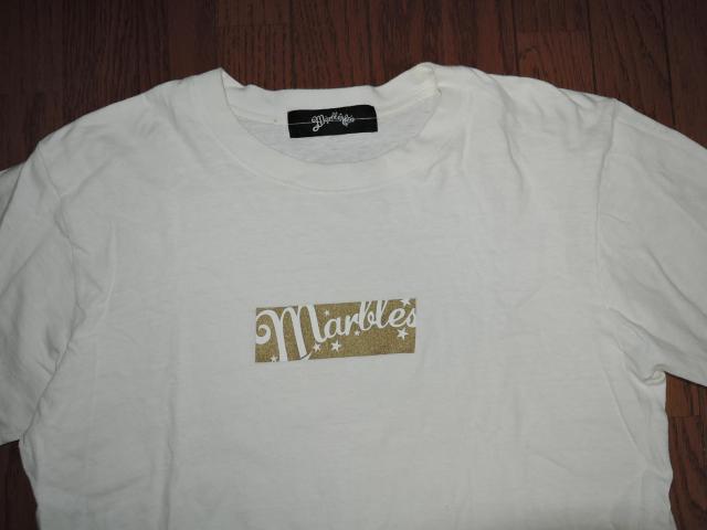 MARBLES マーブルズ BOX LOGO TEE ボックスロゴ Tシャツ M 白 半袖Tシャツ カットソー GOLD TMT < ブランド  MARBLES マーブルズ BOX LOGO TEE ボックスロゴ Tシャツ M 白 半袖Tシャツ カットソー GOLD TMT < ブランドの