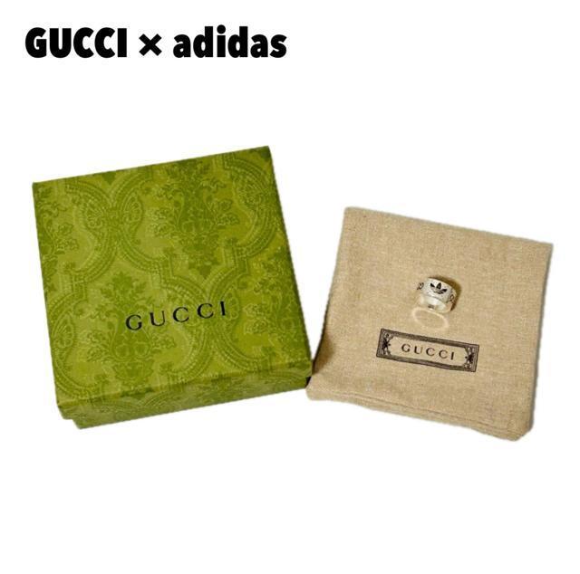 GUCCI adidas グッチ アディダス エングレービング 925 リング < ブランド  GUCCI adidas グッチ アディダス エングレービング 925 リング  < ブランドの