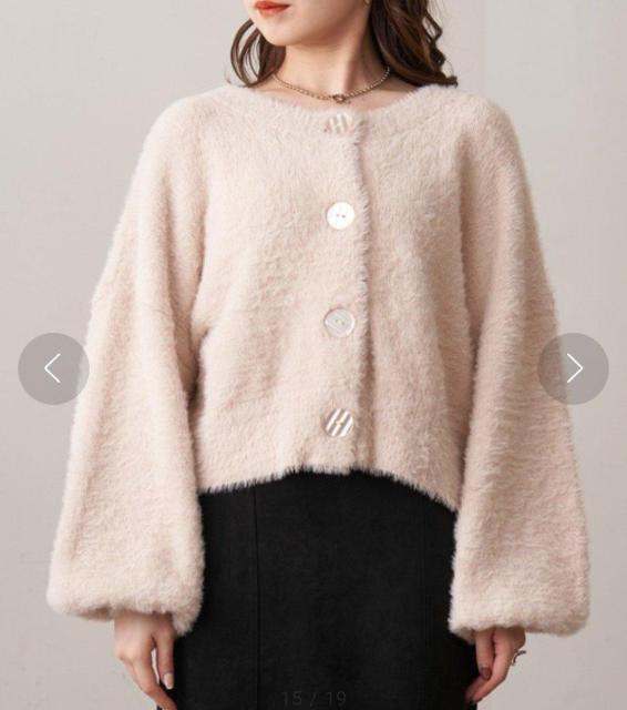 Chico☆短丈シャギーカーディガン/美品 < ブランド Chico☆短丈シャギーカーディガン/美品 < ブランドの