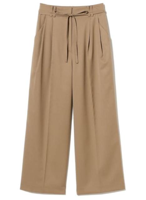 レディース ポリエステル ウール 2ループ ワイドパンツ < 女性ファッション レディース ポリエステル ウール 2ループ ワイドパンツ < 女性ファッションの