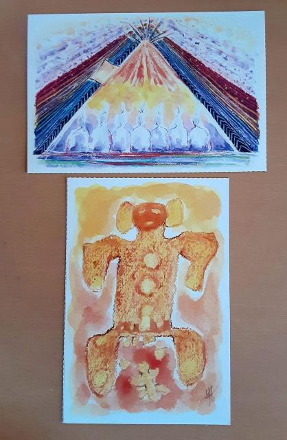 ポストカード 子宝 幸運 2枚セット メッセージカード スピリチュアル ご利益 葉書 ハガキ はがき < ホビー ポストカード 子宝 幸運 2枚セット メッセージカード スピリチュアル ご利益 葉書 ハガキ はがき < ホビーの