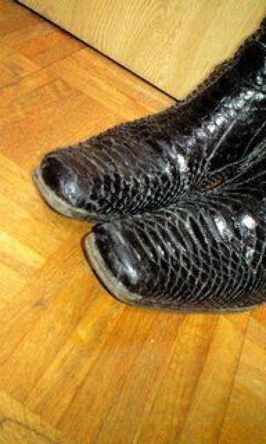 人気ヒロムタカハラロエン エナメルパイソンレザーブーツ41 < ブランド 人気ヒロムタカハラロエン エナメルパイソンレザーブーツ41 < ブランドの