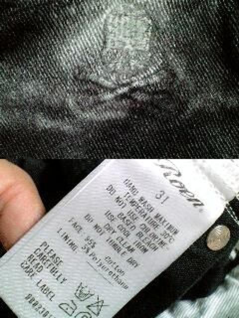 新品ロエン スカル刺繍スタッズコーティングハーフパンツ31 < ブランド  新品ロエン スカル刺繍スタッズコーティングハーフパンツ31 < ブランドの