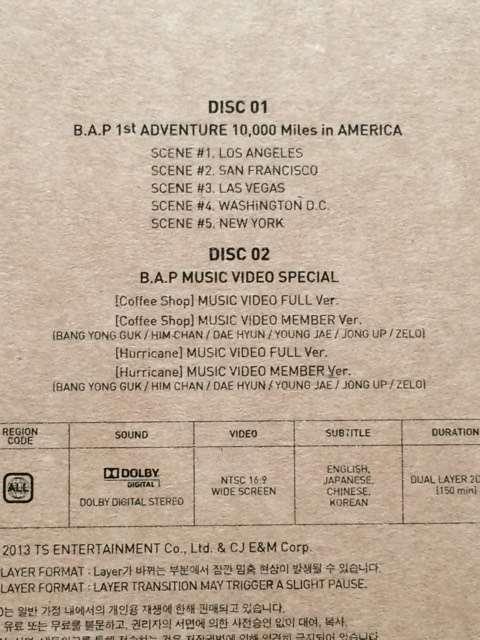A!B.A.P/1stADVENTURE{/DVD2g{ʐ^Wi!  ^gObY 