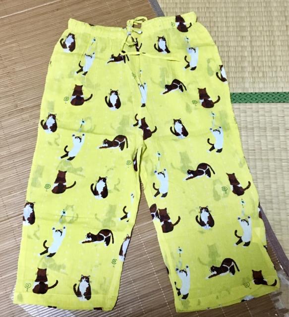 フレンズヒル・三毛猫の三宅さんサマー柄ステテコパンツ < 女性ファッション  フレンズヒル・三毛猫の三宅さんサマー柄ステテコパンツ  < 女性ファッションの