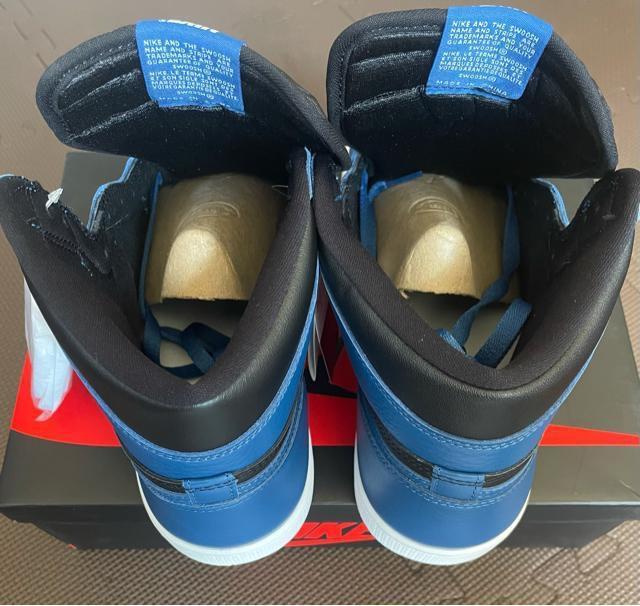 限定品 ナイキ エアジョーダン 1 レトロ ハイ OG "ダーク マリーナ ブルー" /ブラック-ホワイト 30cm 新品 < 男性ファッション 限定品 ナイキ エアジョーダン 1 レトロ ハイ OG "ダーク マリーナ ブルー" /ブラック-ホワイト 30cm 新品 < 男性ファッションの