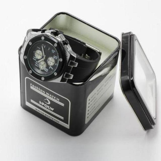 NEW★艶消し3Dミディアムフェイス腕時計BGB < 男性アクセサリー/時計  NEW★艶消し3Dミディアムフェイス腕時計BGB < 男性アクセサリー/時計の