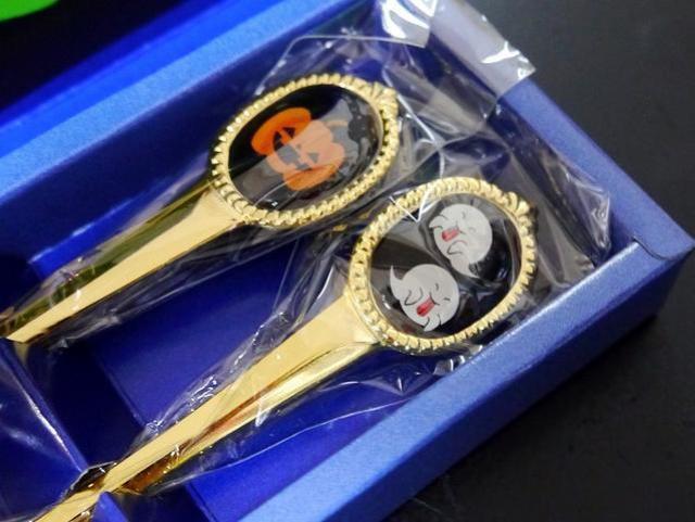 新品・箱入 ハロウィン かぼちゃとゴーストのスプーン2本セット < インテリア/ライフ  新品・箱入 ハロウィン かぼちゃとゴーストのスプーン2本セット < インテリア/ライフの