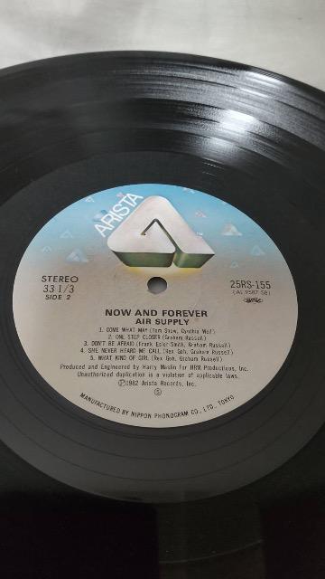 AIR Supply/Now and Forever☆レコードLP盤 < CD/DVD/ビデオ  AIR Supply/Now and Forever☆レコードLP盤 < CD/DVD/ビデオの