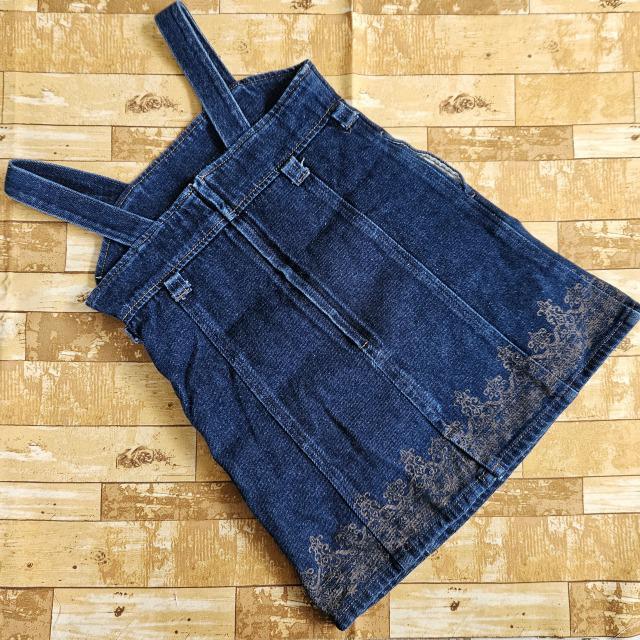 美品*難あり*COMME CA ISM*コムサイズム*ワンピース*デニム*キャミ*ジャンパースカート*シンプル*90 < ブランド  美品*難あり*COMME CA ISM*コムサイズム*ワンピース*デニム*キャミ*ジャンパースカート*シンプル*90 < ブランドの