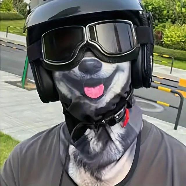 爆ヤス価格790円★通気性と速乾性のある3Dキャットデザインのフルフェイス&ネック日焼け防止カバー < 男性ファッション  爆ヤス価格790円★通気性と速乾性のある3Dキャットデザインのフルフェイス&ネック日焼け防止カバー < 男性ファッションの