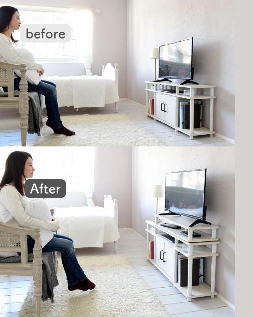 ★32型★ テレビ台 頑丈構造 配線スッキリ 収納 簡単組立 白 他カラー有 < インテリア/ライフ  ★32型★ テレビ台 頑丈構造 配線スッキリ 収納 簡単組立 白 他カラー有 < インテリア/ライフの