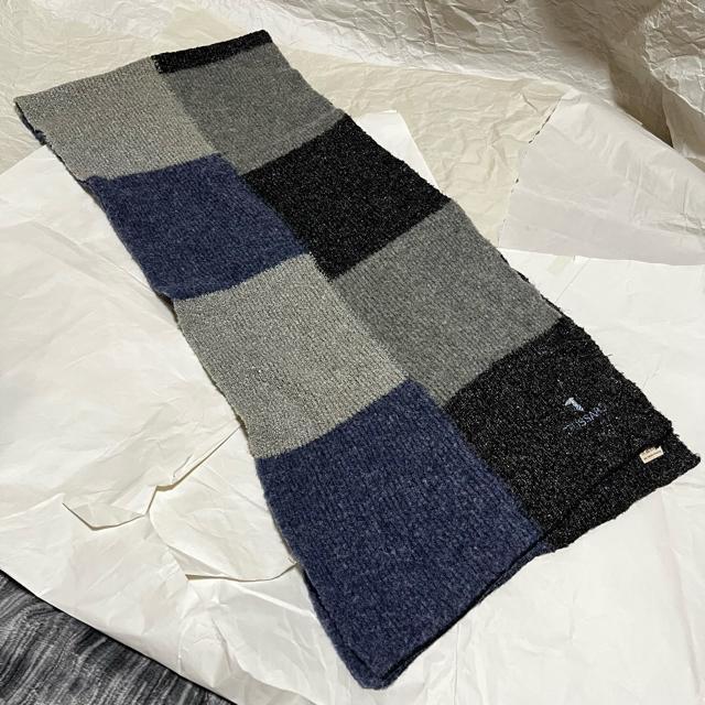 【ヴィンテージ】【TRUSSARDI / オールドトラサルディ】 ロングマフラー ストール < ブランド  【ヴィンテージ】【TRUSSARDI / オールドトラサルディ】 ロングマフラー ストール < ブランドの