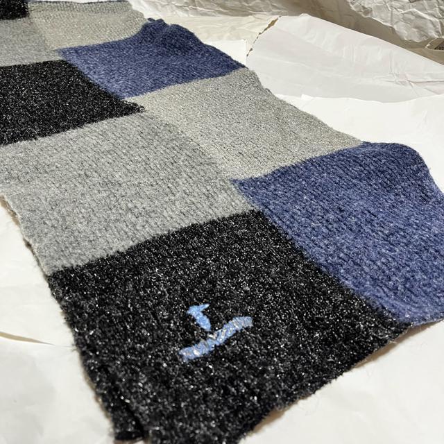 【ヴィンテージ】【TRUSSARDI / オールドトラサルディ】 ロングマフラー ストール < ブランド  【ヴィンテージ】【TRUSSARDI / オールドトラサルディ】 ロングマフラー ストール < ブランドの