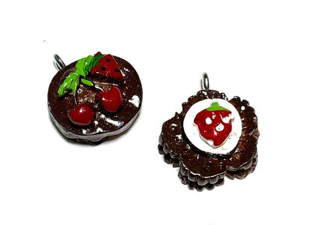 317 チョコレート菓子 2個入り ケーキ クッキー デザート ミニチュア 樹脂パーツ チャーム < ペット/手芸/園芸 317 チョコレート菓子 2個入り ケーキ クッキー デザート ミニチュア 樹脂パーツ チャーム < ペット/手芸/園芸の