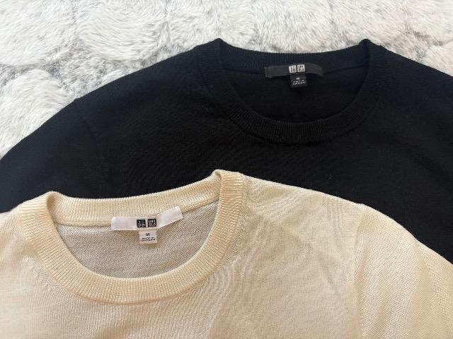 UNIQLO ���񂵃j�b�g�Z�b�g�@�����ҏ���