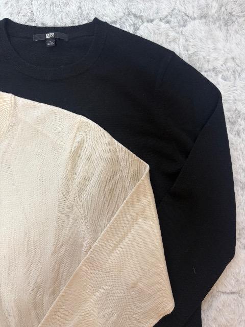 UNIQLO ���񂵃j�b�g�Z�b�g�@�����ҏ���