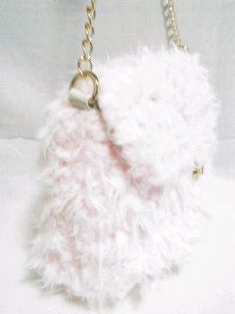 《New》ガーリー&ラブリー★ふわふわファーバッグ/ポシェット/ショルダーバッグ<ピンク> < 女性ファッション 《New》ガーリー&ラブリー★ふわふわファーバッグ/ポシェット/ショルダーバッグ<ピンク> < 女性ファッションの