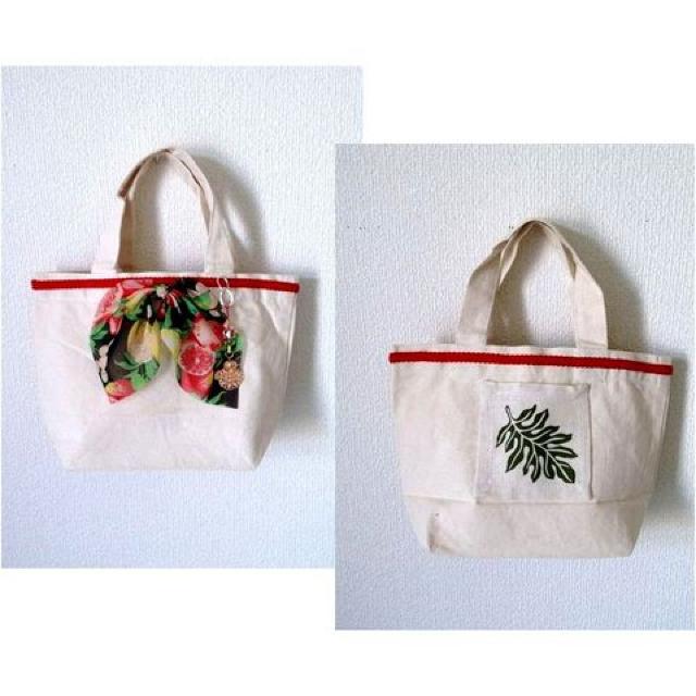 ハンドメイド◆赤いシフォンリボン レース キャンバストートバッグ■取り外し可能 ゴールドサークルチャーム < 女性ファッション  ハンドメイド◆赤いシフォンリボン レース キャンバストートバッグ■取り外し可能 ゴールドサークルチャーム  < 女性ファッションの