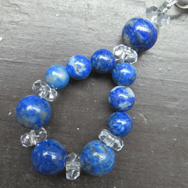 ラピスラズリストラップ 天然石 パワーストーン < 家電/AV ラピスラズリストラップ 天然石 パワーストーン < 家電/AVの