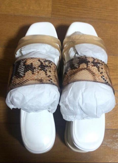 新品未使用 MURUA クリアウェッジサンダル < ブランド  新品未使用 MURUA クリアウェッジサンダル < ブランドの