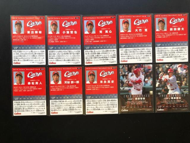 2010カルビー野球第3弾/広島東洋カープレギュラー&スターカ−ド(コンプリート)10枚 < トレーディングカード  2010カルビー野球第3弾/広島東洋カープレギュラー&スターカ−ド(コンプリート)10枚 < トレーディングカードの