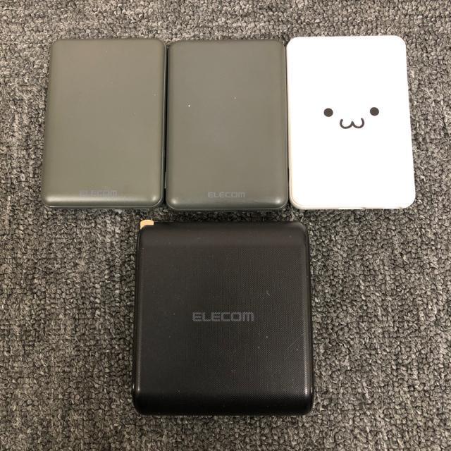 即決 ELECOM エレコム モバイルバッテリー 4個 まとめ売り < 家電/AV  即決 ELECOM エレコム モバイルバッテリー 4個 まとめ売り  < 家電/AVの
