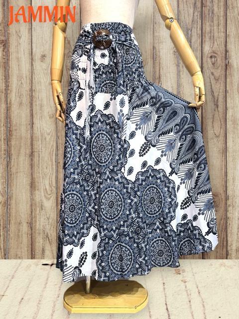 ペーズリー紋様柄フレアスカート ロングスカート ヒッピー アジアン エスニック < 女性ファッション  ペーズリー紋様柄フレアスカート ロングスカート ヒッピー アジアン エスニック < 女性ファッションの