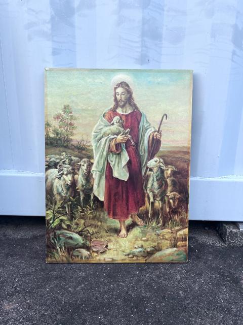 ビンテージ キリスト絵画 油絵 骨董品 < ホビー  ビンテージ キリスト絵画 油絵 骨董品  < ホビーの