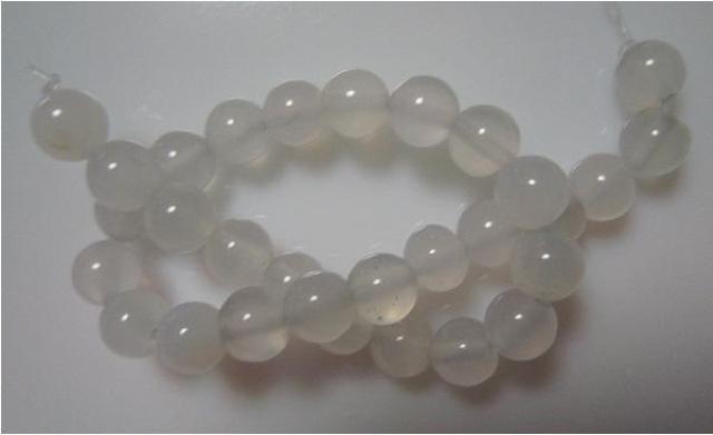 天然石☆ホワイトアゲート6mm☆半連 < 女性アクセサリー/時計 天然石☆ホワイトアゲート6mm☆半連 < 女性アクセサリー/時計の