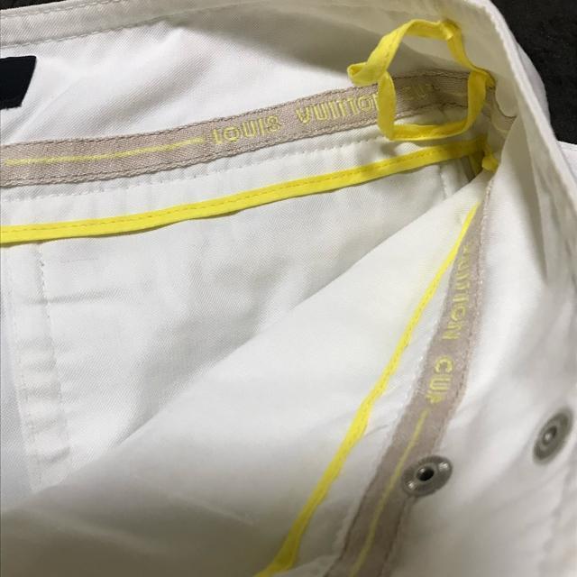 レア 正規品 ルイヴィトン カップ コットン 4ポケット ショートパンツ ホワイト 34 < ブランド  レア 正規品 ルイヴィトン カップ コットン 4ポケット ショートパンツ ホワイト 34 < ブランドの