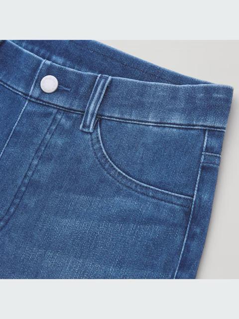 ユニクロ ウルトラストレッチクロップドデニムレギンスパンツ ブルー L < ブランド ユニクロ ウルトラストレッチクロップドデニムレギンスパンツ ブルー L < ブランドの