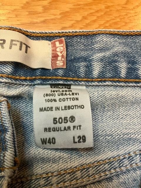 LEVI�fS ���[�o�C�X 505�X�g���[�g�f�j�� �傫��sizeW40used �� �u�����h�� 