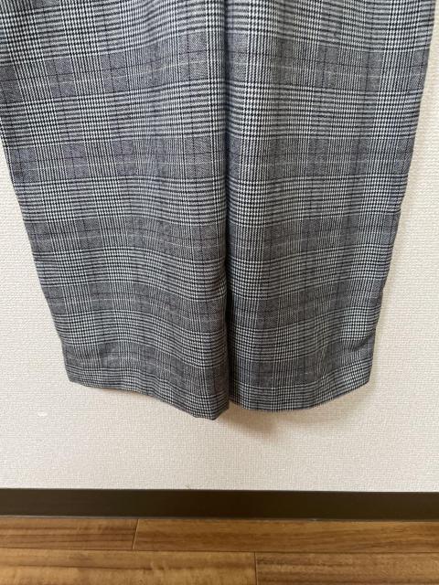 チェック柄 サロペット オーバーオール Lサイズ グレー系 ポリエステル 春夏秋 < 女性ファッション チェック柄 サロペット オーバーオール Lサイズ グレー系 ポリエステル 春夏秋 < 女性ファッションの